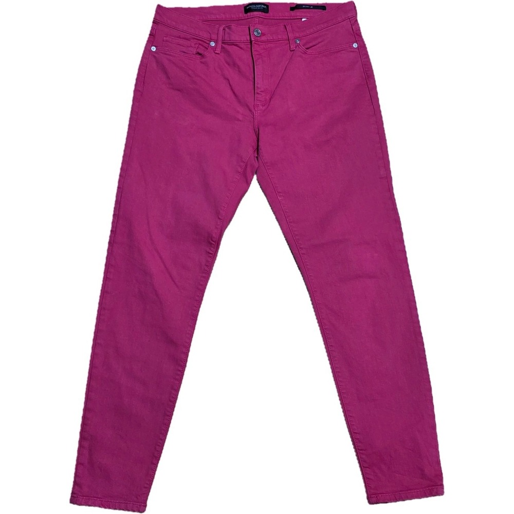 Banana Republic Skinny Jeans Magenta Pink Women's Size 29 Cotton Spandex